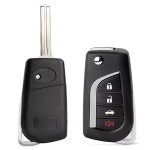 2018-2022 Toyota Camry / 4-Button Flip Key / PN: 89070-06790 / HYQ12BFB (H Chip) (AFTERMARKET)